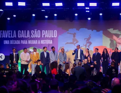 Participantes da ONG no Favela Gala 2025